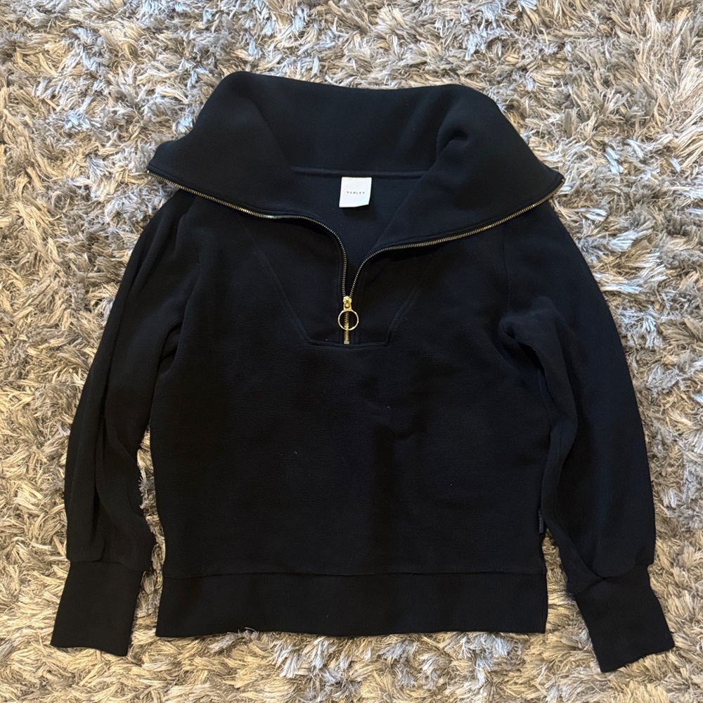 Varley Black Pine Half Zip Pull Over Sweatshirt - image 1